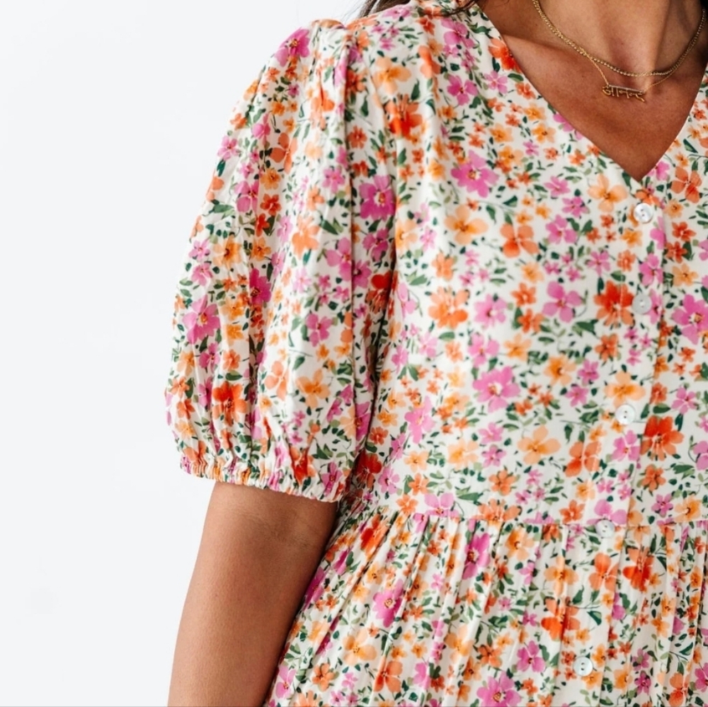 🌸 Livy & Kate Floral Midi Dress – Size  XL - Picture 2 of 8